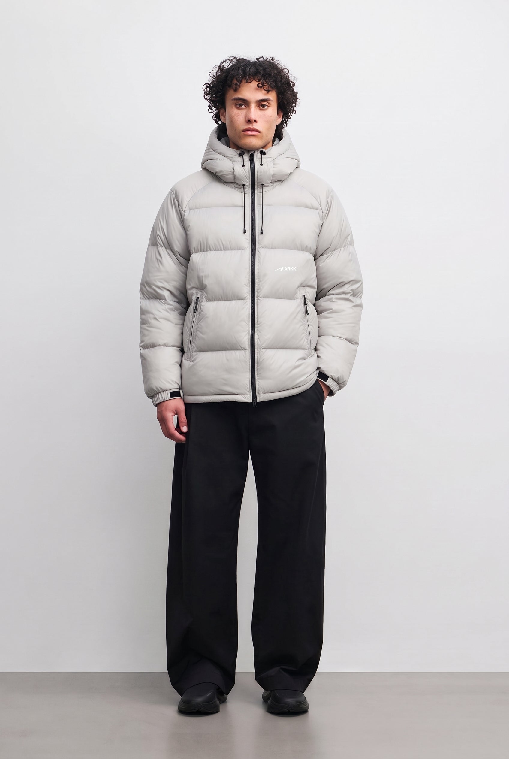 ARKK Apparel ARKK Logo Puffer | Grey Jacket